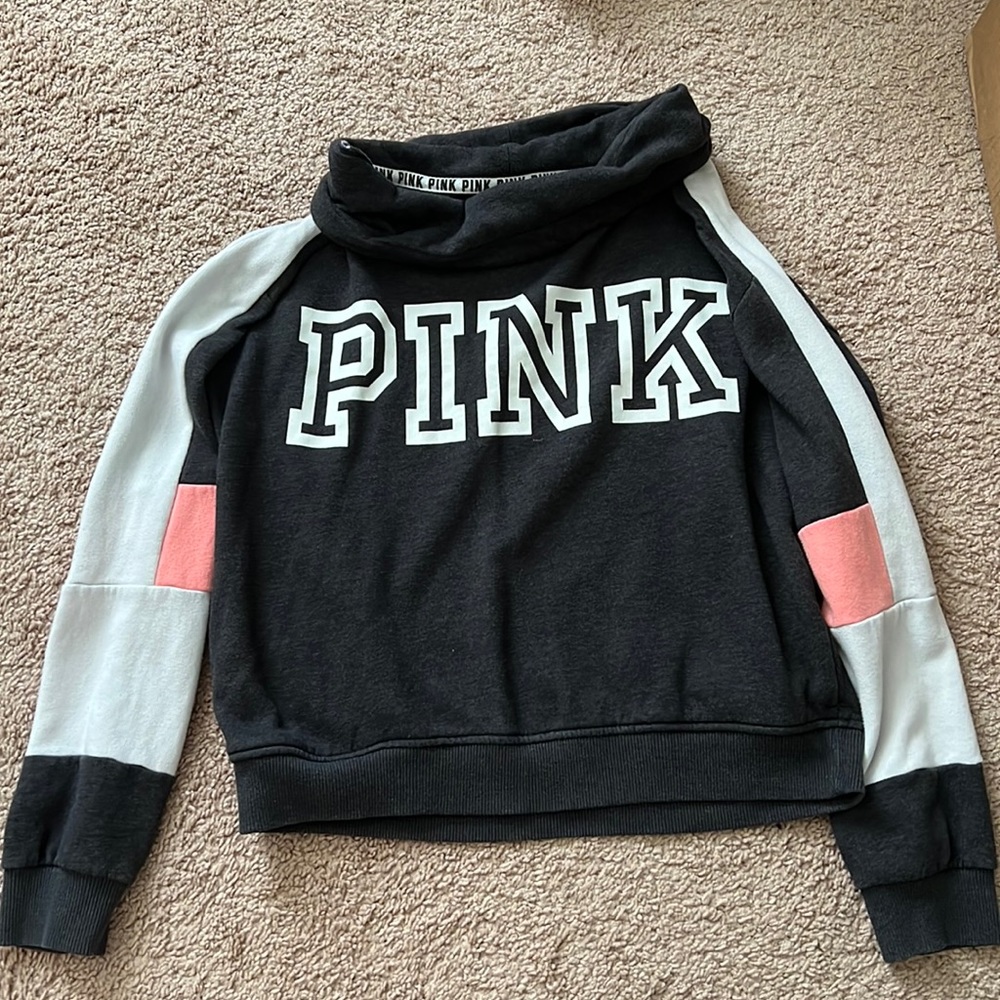 Pink crop sweatshirt size L